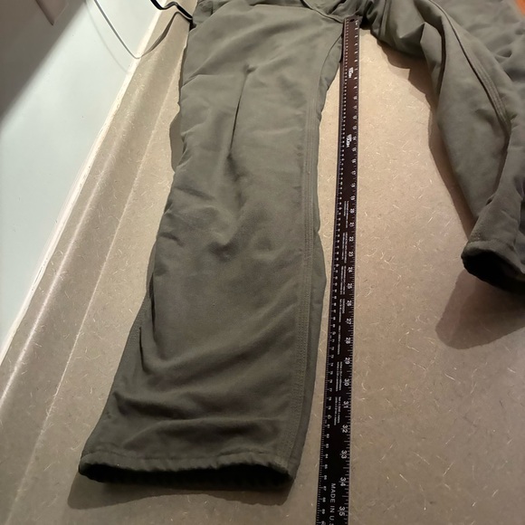 Carhartt Utility Canvas Flannel-Lined Pants Original Dungaree Fit B111 Moss - Picture 11 of 16
